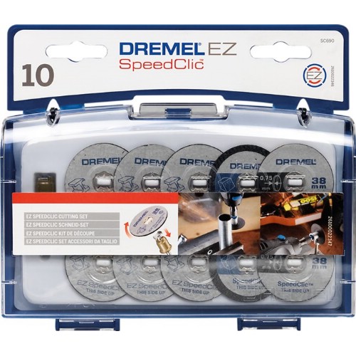 Kappeskivesett DREMEL SC690 EZ Speedclic 11 deler