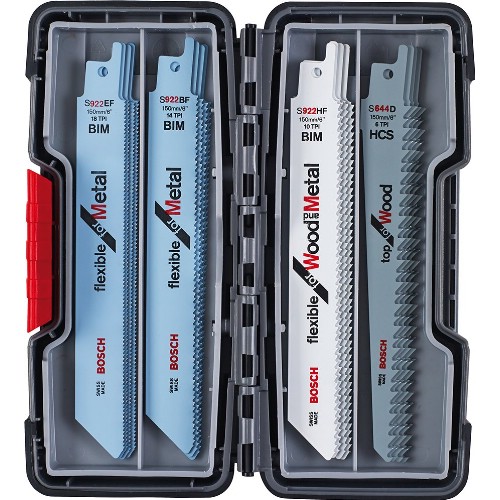 Bajonettsagbladsett BOSCH Tough Box tre og metall 20 deler